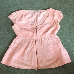 Pink babydoll top